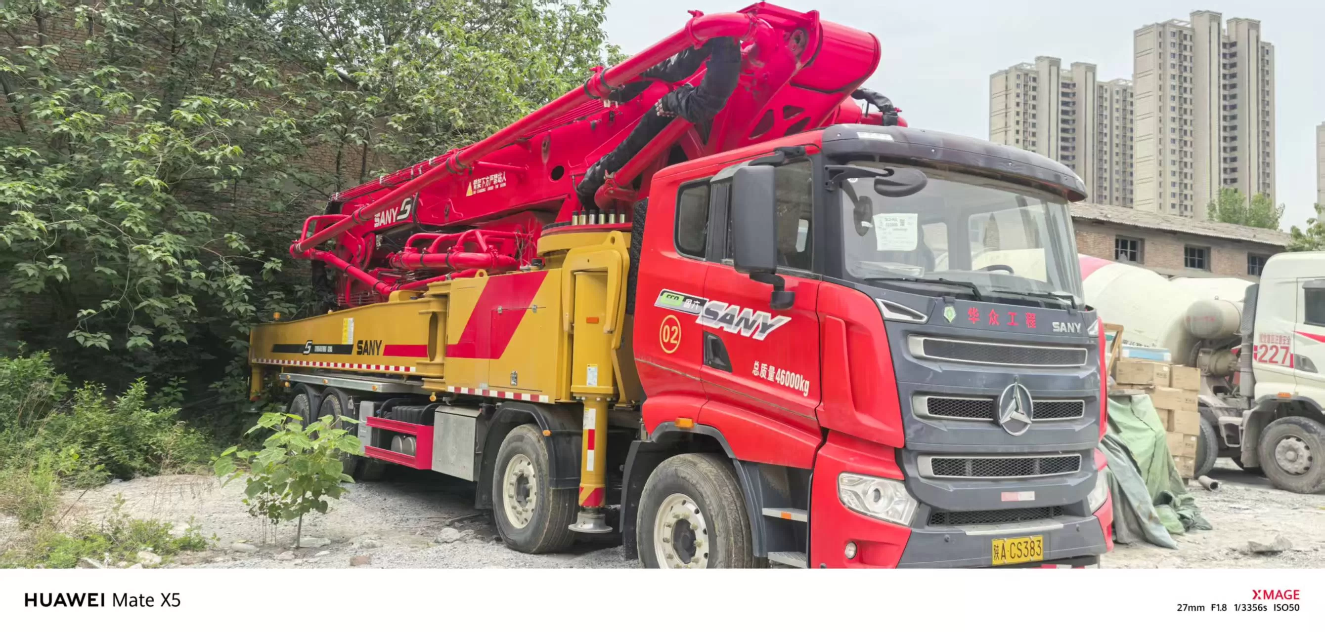 NEW 2022 Sany 62m truck mounted concrete pump