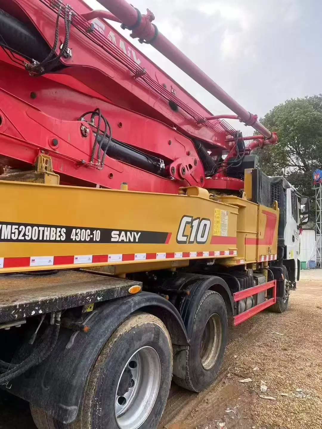 2020 Sany 43m truck mounted concrete pump