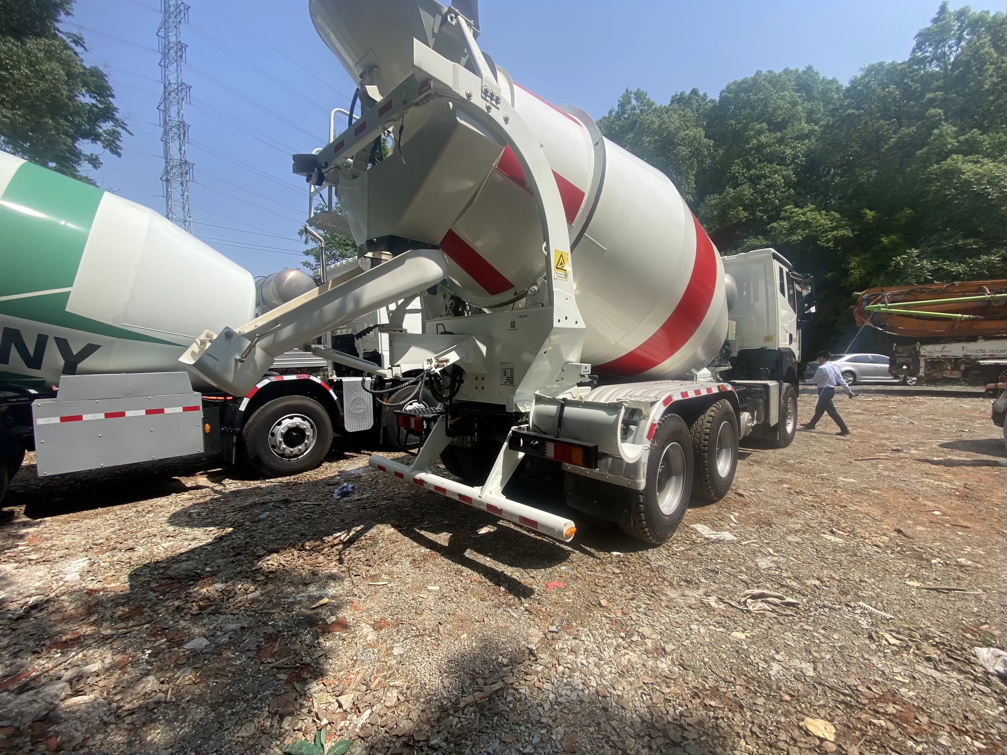 New Sany 8m3 truck mixer