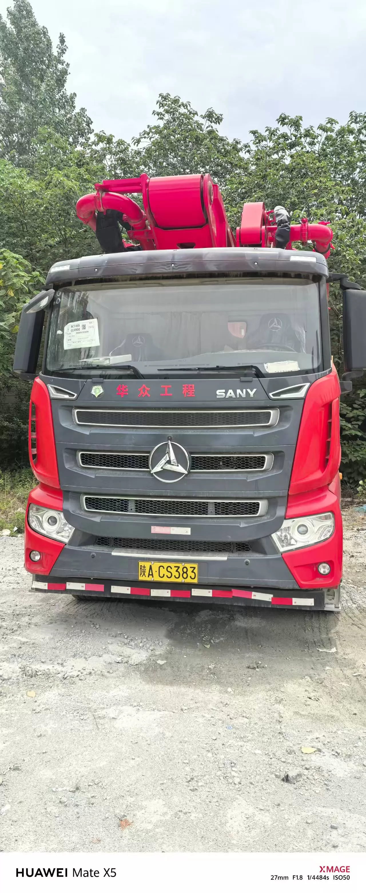 NEW 2022 Sany 62m truck mounted concrete pump