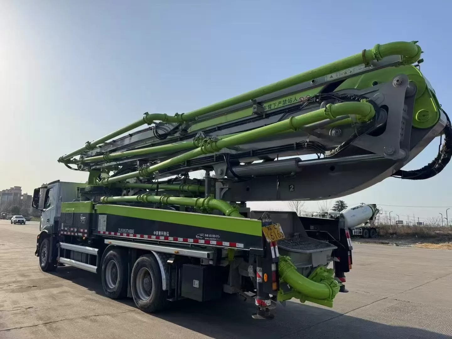 2020 Zoomlion-Mercedes 50m truck mounted concrete pump