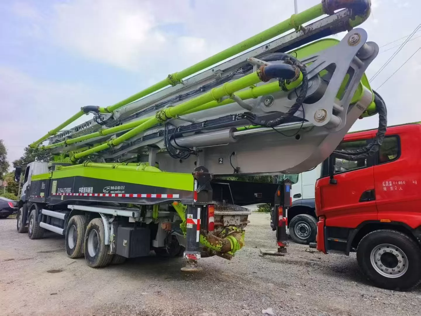 2020 Zoomlion-Benz 59m truck mounted concrete pump