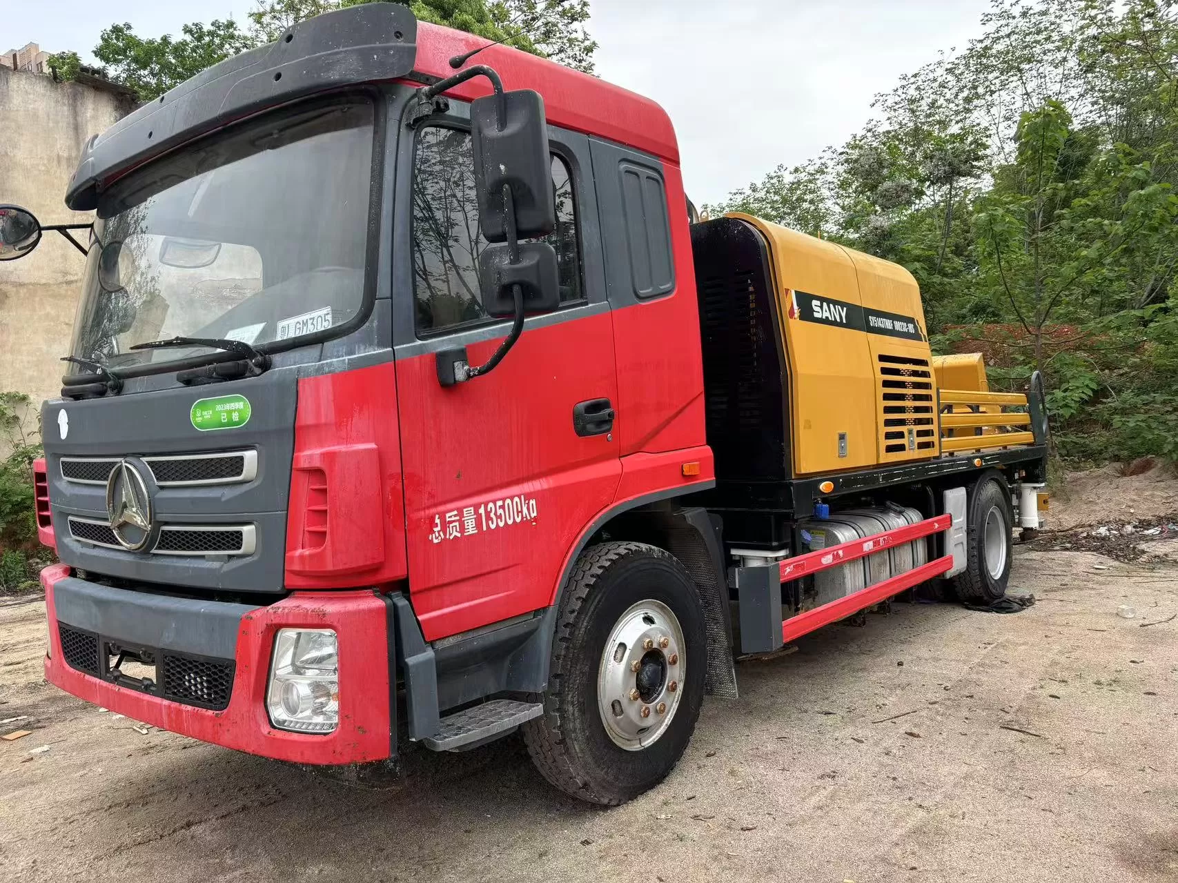 2022 Sany 10023 truck mounted pump