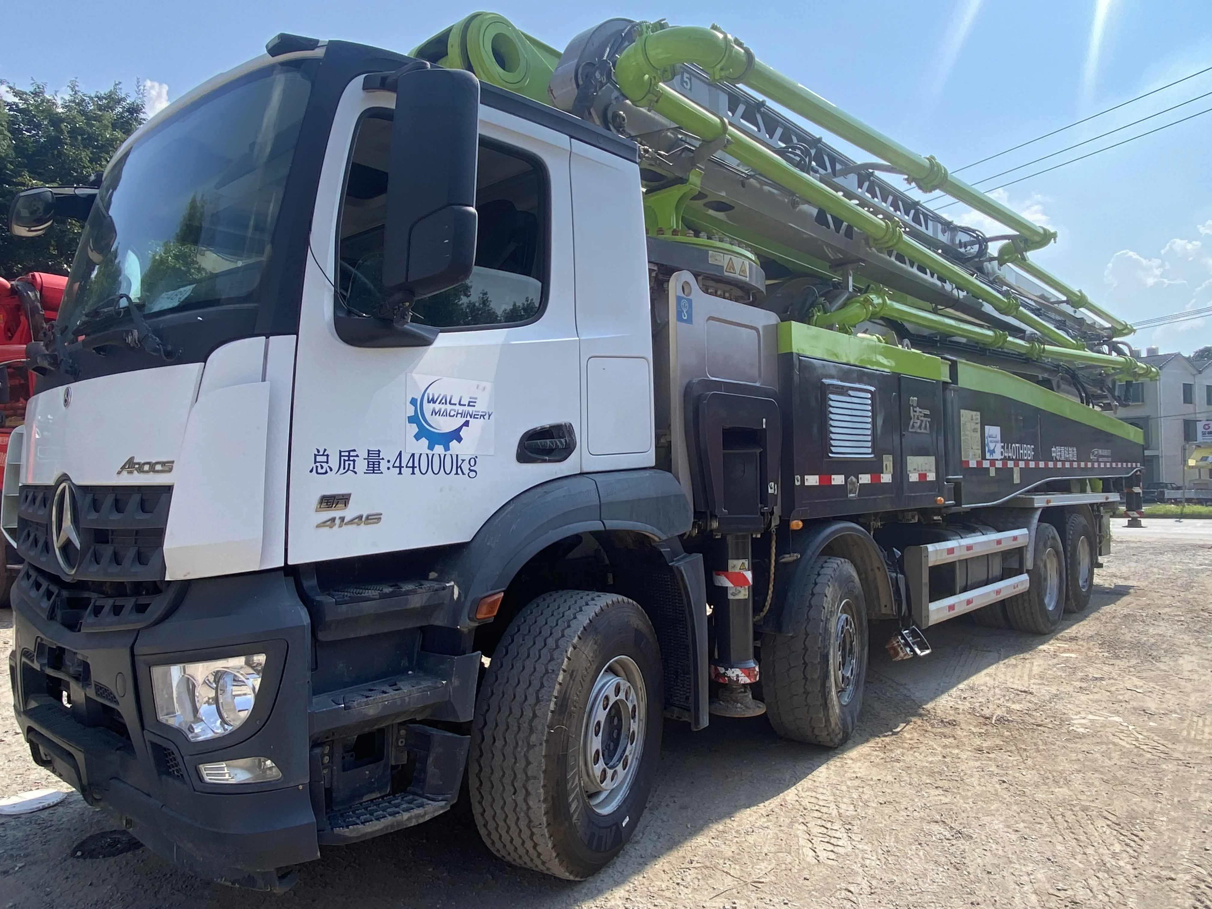 2023 Zoomlion-Benz 62m truck mounted concrete pump